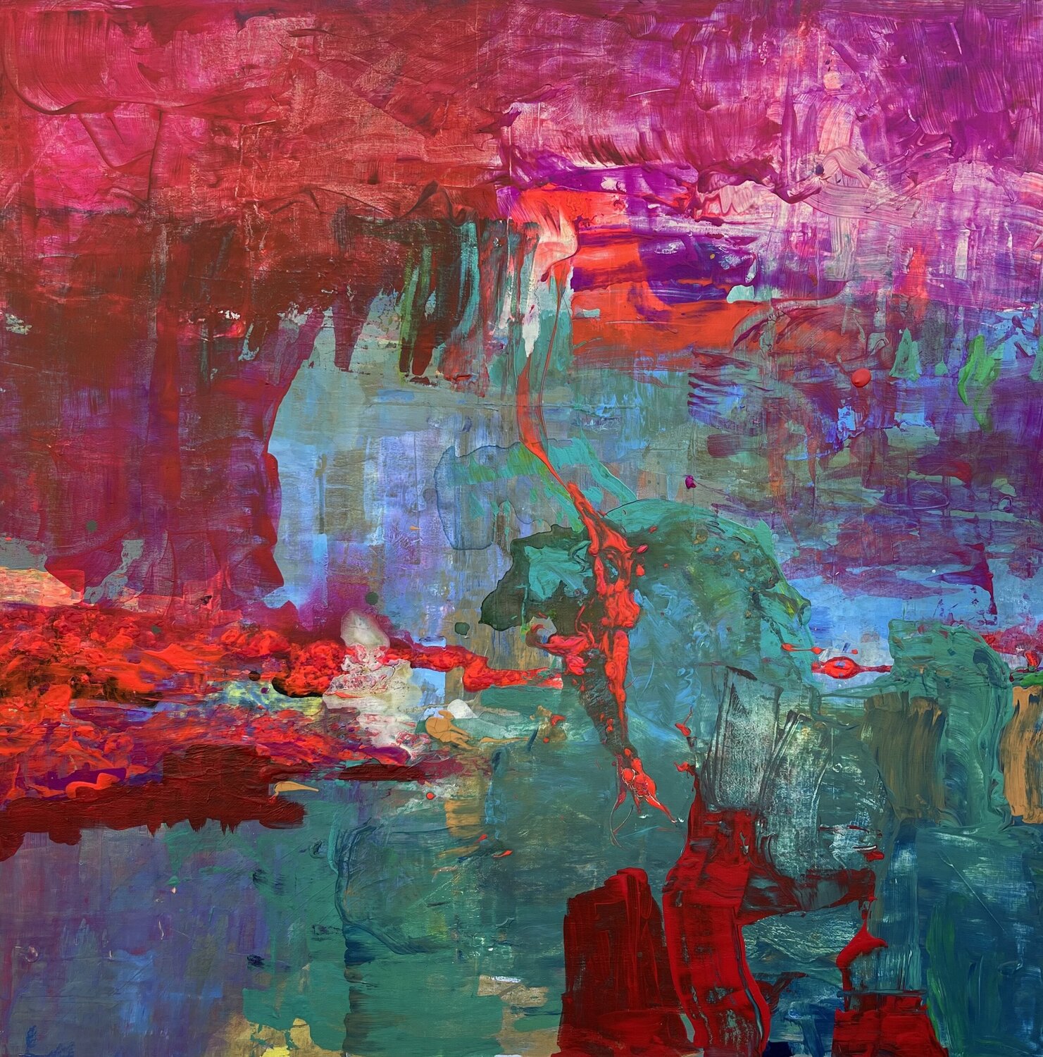 Entre lineas martha escondeur Original painting for sale