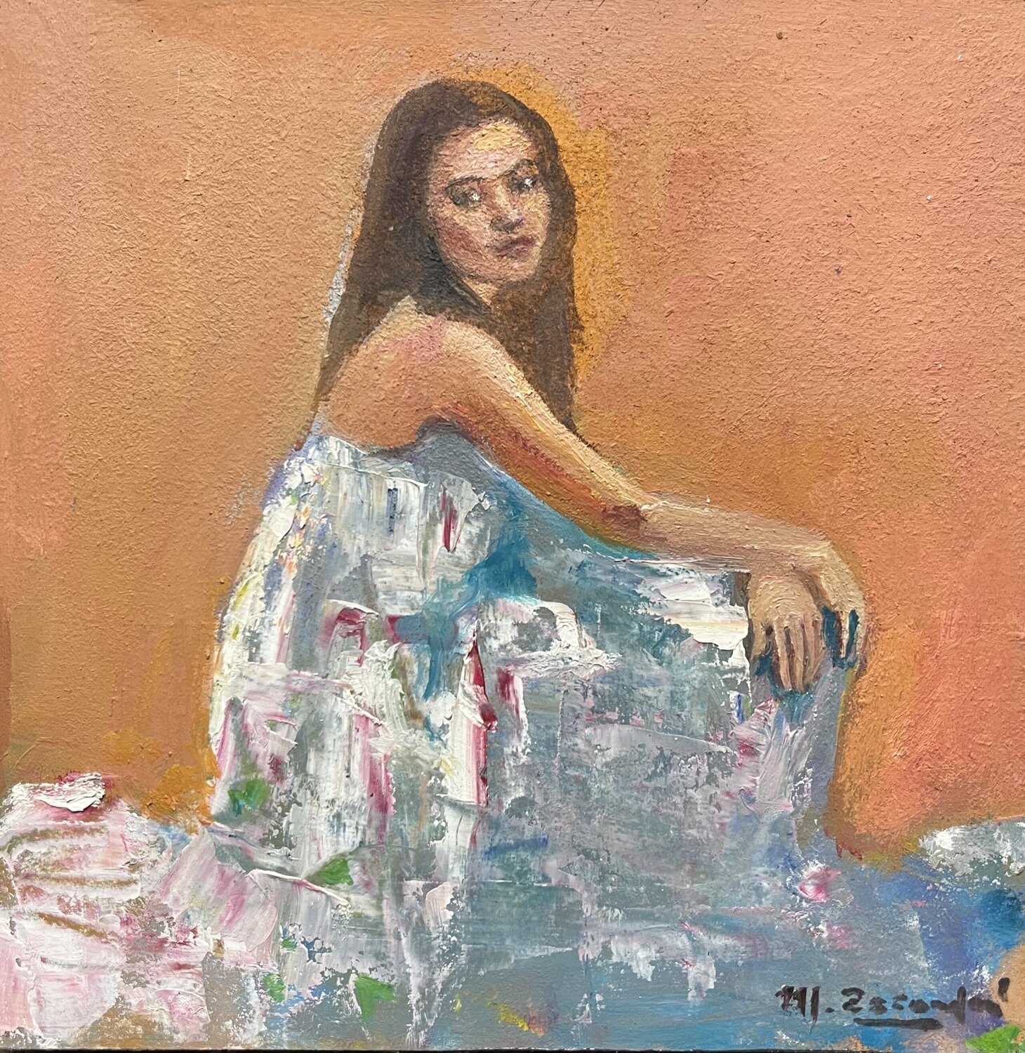 Instante martha escondeur Original painting for sale