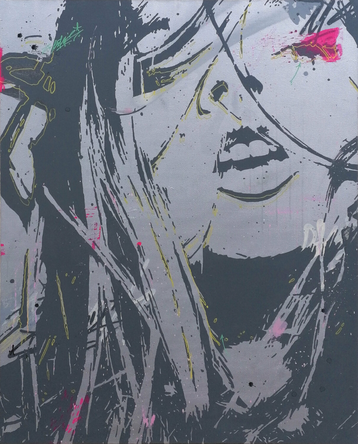 Double trouble 1 von Peam's (2021): Malerei Acryl, Graffiti auf ...