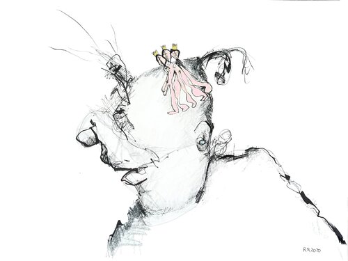 Träume by Rita Rössling, Drawing for Sale on Singulart