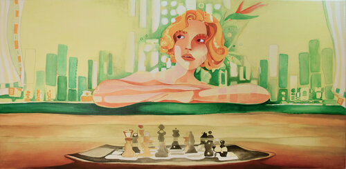 La llamada by Felix zilinskas, Painting for Sale on Singulart