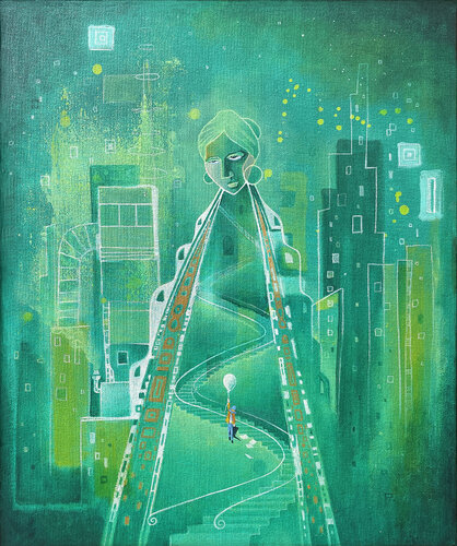 The page 25 by Felix zilinskas, Painting for Sale on Singulart