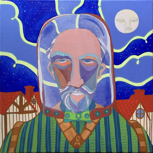 El Fantástico viaje de Julio Verne by Felix zilinskas, 회화 for Sale on Singulart