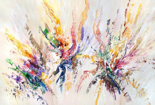 Awesome Energy XL 1 van Peter Nottrott, Schilderij te koop op Singulart