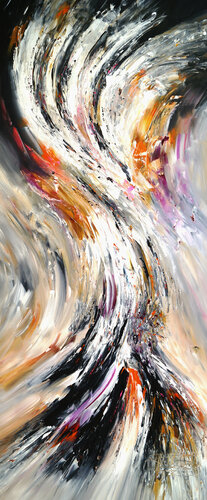 Stick: Black And White 9 van Peter Nottrott, Schilderij te koop op Singulart