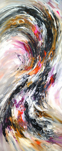 Stick: Black And White 10 van Peter Nottrott, Schilderij te koop op Singulart