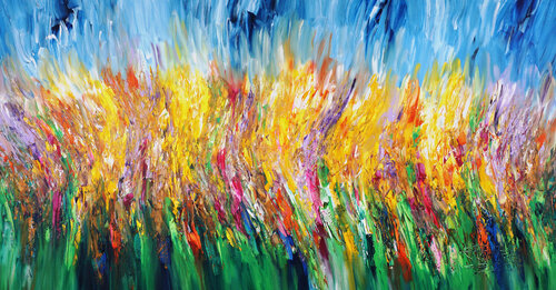 Sunny Summer Day XXL 4 van Peter Nottrott, Schilderij te koop op Singulart