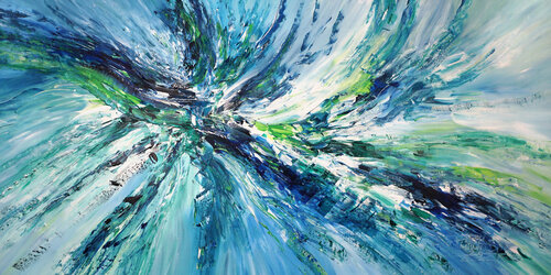 Underwater Daylight XXL 2 van Peter Nottrott, Schilderij te koop op Singulart