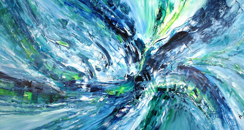 Underwater Daylight L 3 van Peter Nottrott, Schilderij te koop op Singulart