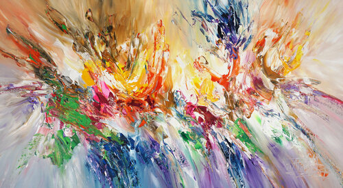 Awesome Emotions L 1 van Peter Nottrott, Schilderij te koop op Singulart