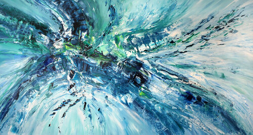 Underwater Daylight L 4 van Peter Nottrott, Schilderij te koop op Singulart