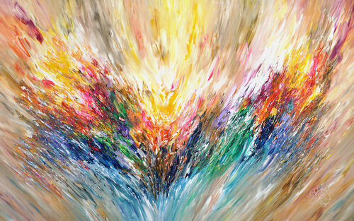 Positive Energy XXXL 4 van Peter Nottrott, Schilderij te koop op Singulart