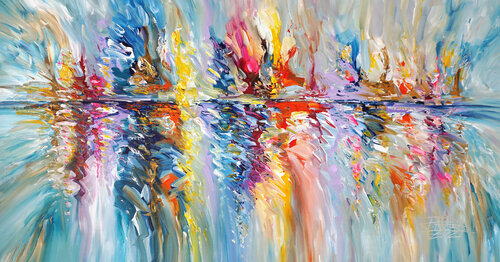 Seaside Rendezvous XXL 9 van Peter Nottrott, Schilderij te koop op Singulart