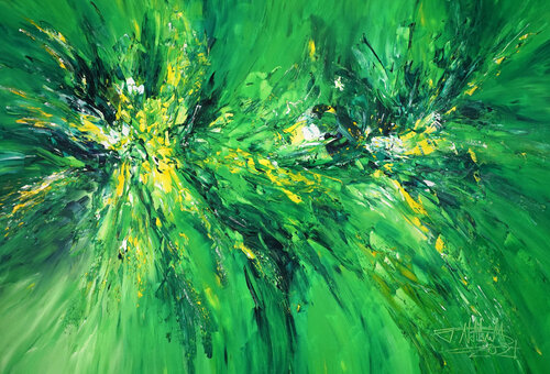 Green Adventure XL 2 van Peter Nottrott, Schilderij te koop op Singulart