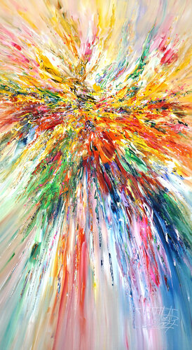 Celebration L 1 van Peter Nottrott, Schilderij te koop op Singulart