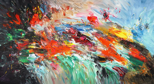 Awesome Dynamics L 1 van Peter Nottrott, Schilderij te koop op Singulart
