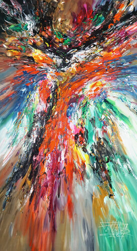 Awesome Dynamics L 2 van Peter Nottrott, Schilderij te koop op Singulart