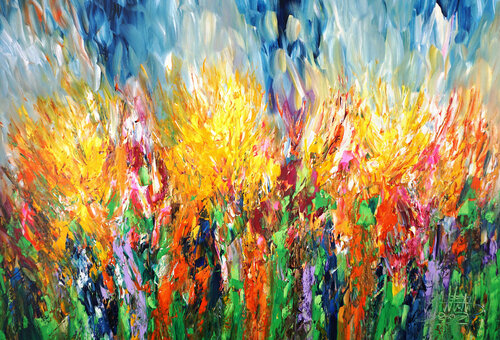 Sunny Summer Day XL 11 van Peter Nottrott, Schilderij te koop op Singulart