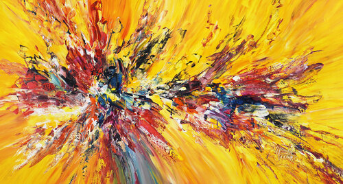 Red And Yellow Energy L 1 di Peter Nottrott, Pittura in vendita su Singulart