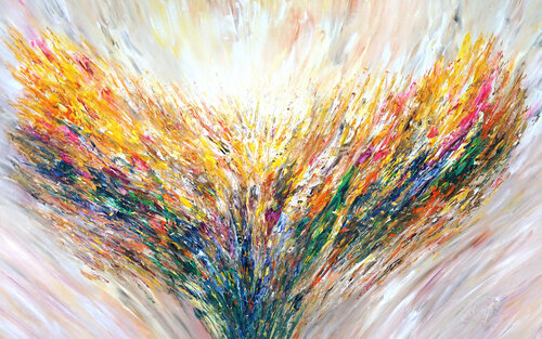 Extreme large abstract Positive Energy XXXL 5 von Peter Nottrott, Malerei kaufen auf Singulart