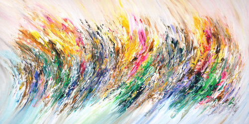 Energy Waves XXL 1 van Peter Nottrott, Schilderij te koop op Singulart