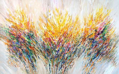Summer Energy XXXL 1 van Peter Nottrott, Schilderij te koop op Singulart