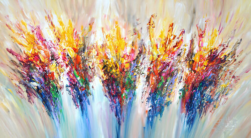 Summer Symphony L 5 di Peter Nottrott, Pittura in vendita su Singulart
