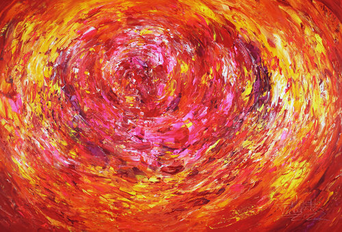 red abstract Emotional Soft Daydream XL 2 Peter Nottrott