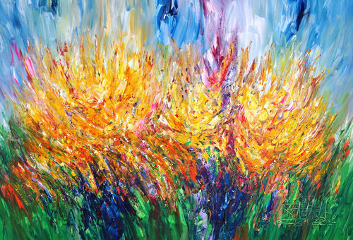 Sunny Summer Day XL 12 van Peter Nottrott, Schilderij te koop op Singulart