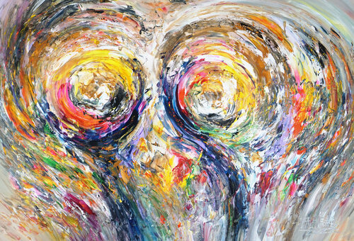 Vibrant Circles XL 3 von Peter Nottrott, Malerei kaufen auf Singulart