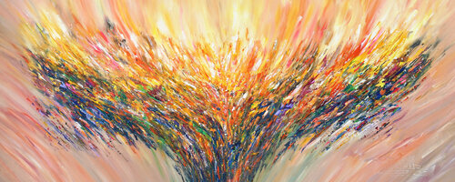 Stick: Positive Energy 3 van Peter Nottrott, Schilderij te koop op Singulart