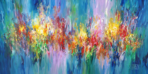 Beautyful Summer Symphony XXL 1 di Peter Nottrott, Pittura in vendita su Singulart
