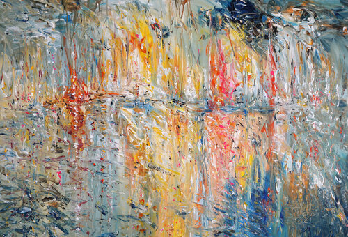 Sail Boat Marina XL 2 von Peter Nottrott, Malerei kaufen auf Singulart
