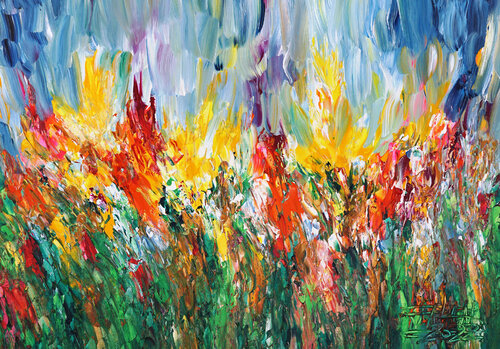 Sunny Summer Day S 1 par Peter Nottrott, Peinture en vente sur Singulart