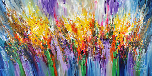 Summer Energy XXL 2 par Peter Nottrott, Peinture en vente sur Singulart