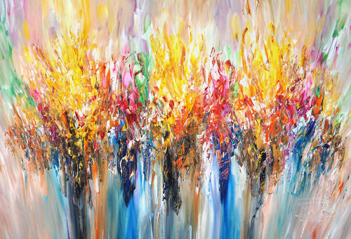 Summer Impressions XL 4 van Peter Nottrott, Schilderij te koop op Singulart
