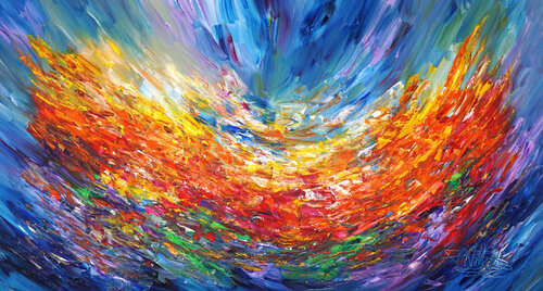 Hot Summer Wind L 1 par Peter Nottrott, Peinture en vente sur Singulart