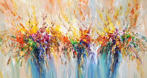 Celebrations L 2 van Peter Nottrott, Schilderij te koop op Singulart