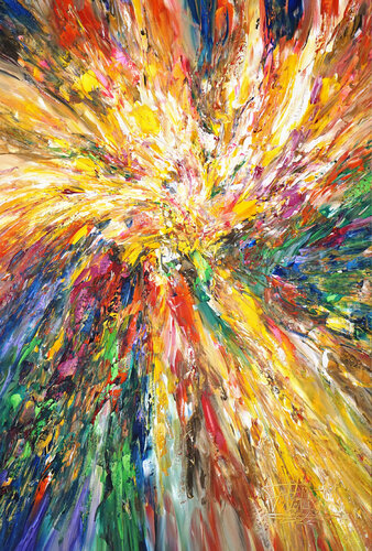 What A Summer Day XL 3 van Peter Nottrott, Schilderij te koop op Singulart