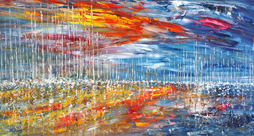 Sail Boat Marina L 3 van Peter Nottrott, Schilderij te koop op Singulart