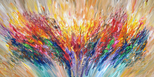 Positive Hot Energy XXL 1 van Peter Nottrott, Schilderij te koop op Singulart