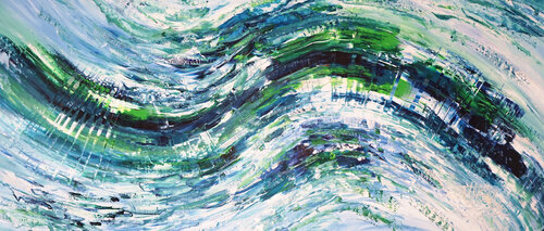 Slim: Turquoise Blue Wave 2 Peter Nottrott
