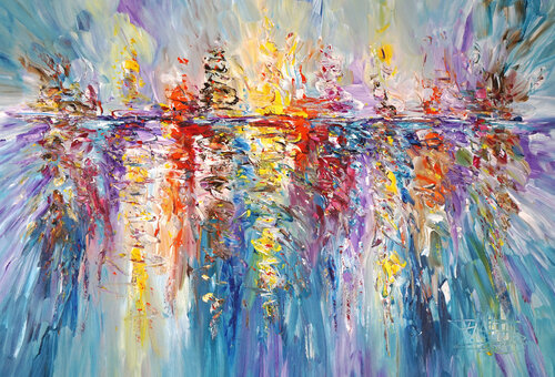 Seaside Rendezvous XL 12 van Peter Nottrott, Schilderij te koop op Singulart