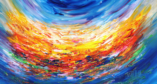 Hot Summer Wind L 2 van Peter Nottrott, Schilderij te koop op Singulart