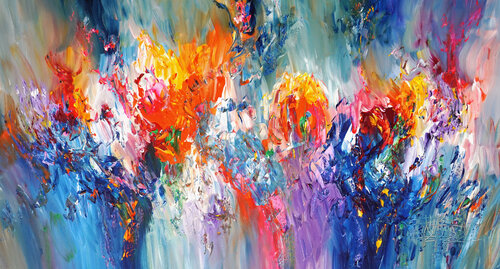 Awesome Daydream L 6 van Peter Nottrott, Schilderij te koop op Singulart