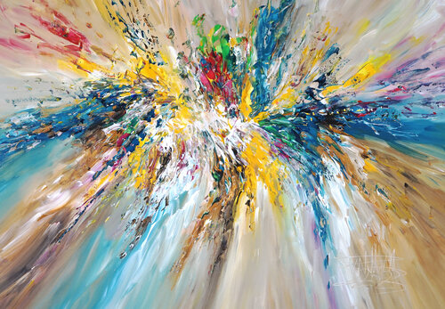 Magical Energy Cloud M 1 van Peter Nottrott, Schilderij te koop op Singulart