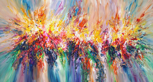 Joyfull Symphony L 1 van Peter Nottrott, Schilderij te koop op Singulart