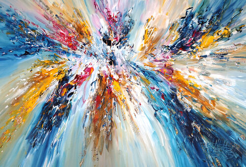 Magical Energy Cloud XL 2 van Peter Nottrott, Schilderij te koop op Singulart