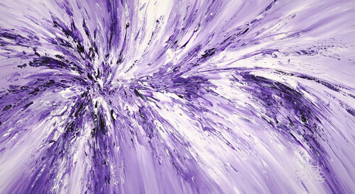 Violet Energy L 1 de Peter Nottrott, Pintura a la venta en Singulart