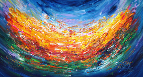 Hot Summer Wind L 3 van Peter Nottrott, Schilderij te koop op Singulart